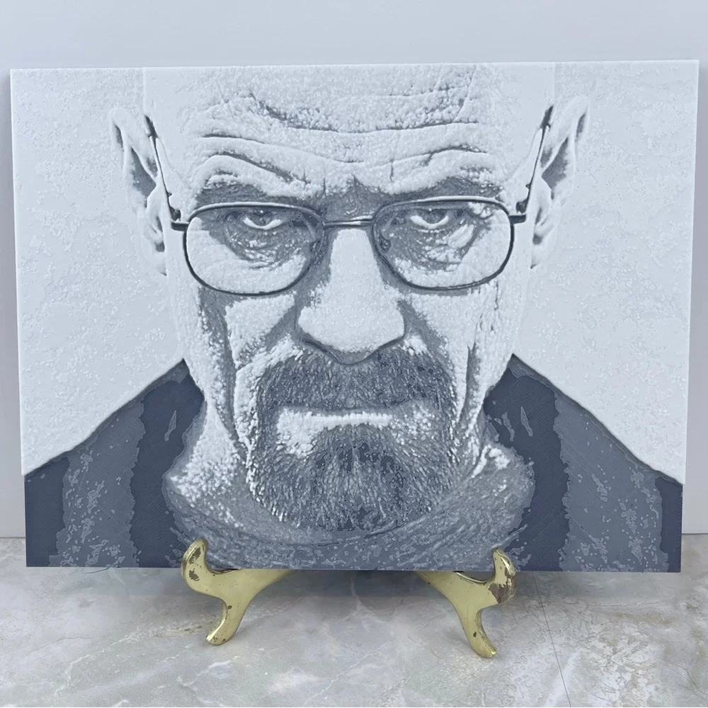 Walter White Heisenberg Wall Art, Breaking Bad, Wall Art